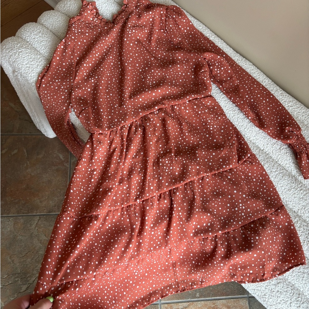 NWT Polka Dot Rust Dress